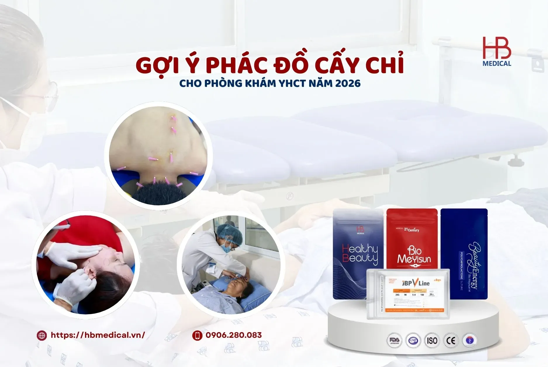 Gợi ý phác đồ cấy chỉ cho phòng khám YHCT