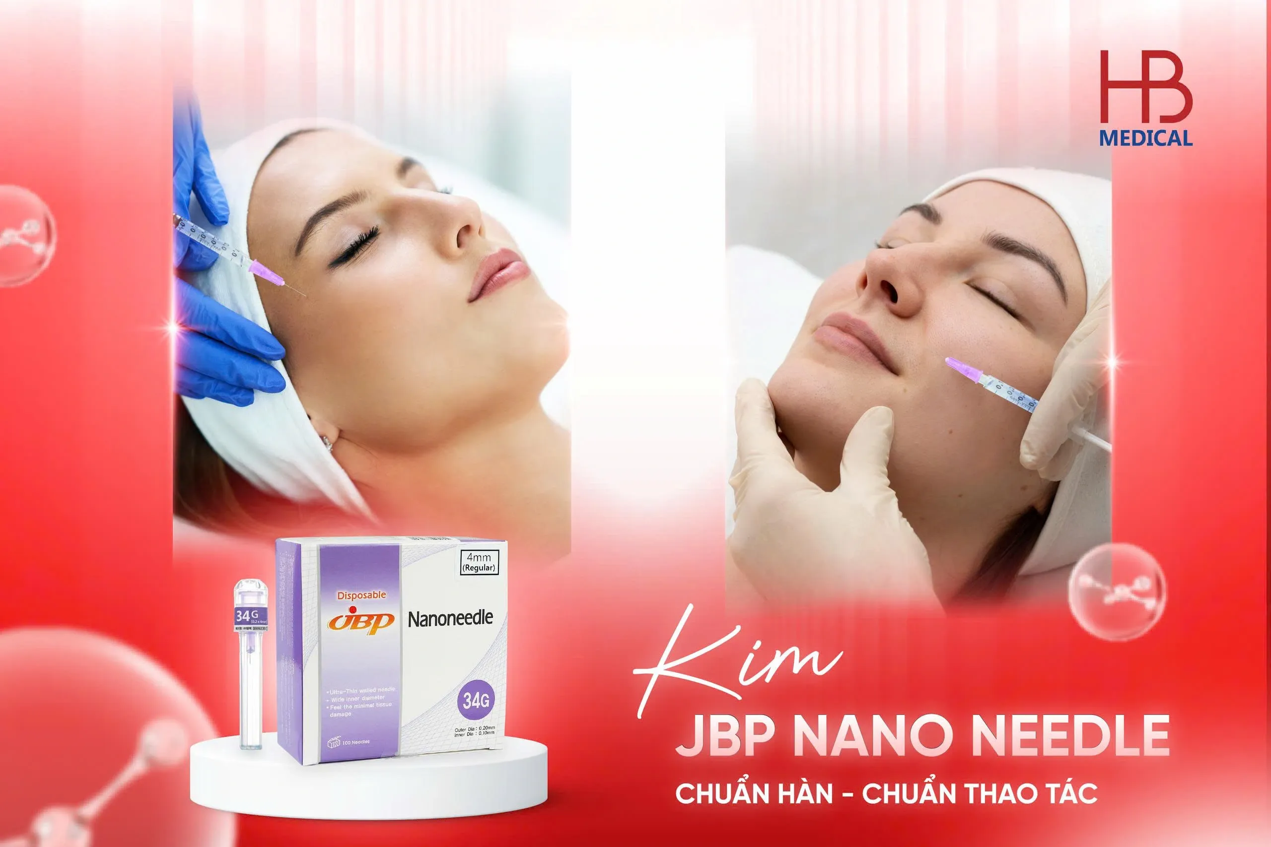 Kim JBP Nanoneedle chuẩn Hàn - Chuẩn thao tác