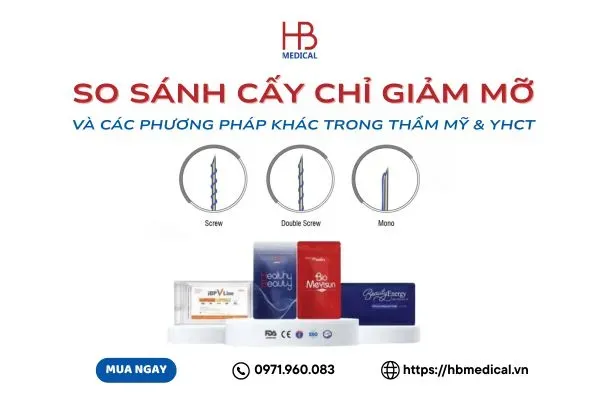 So sánh cấy chỉ giảm mỡ và các phương pháp khác
