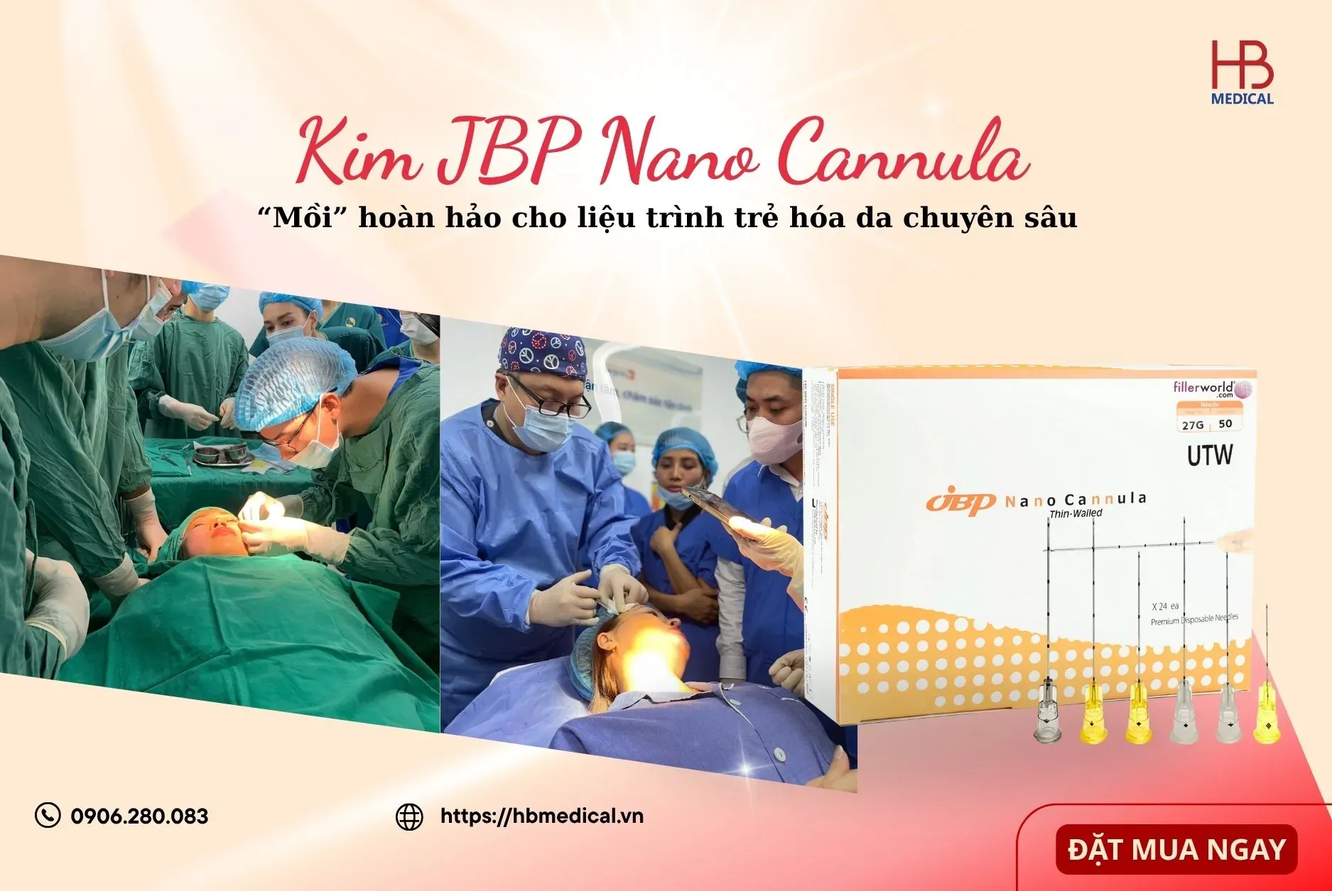  Kim JBP Nano cannula – “Mồi” hoàn hảo cho liệu trình trẻ hóa da chuyên sâu