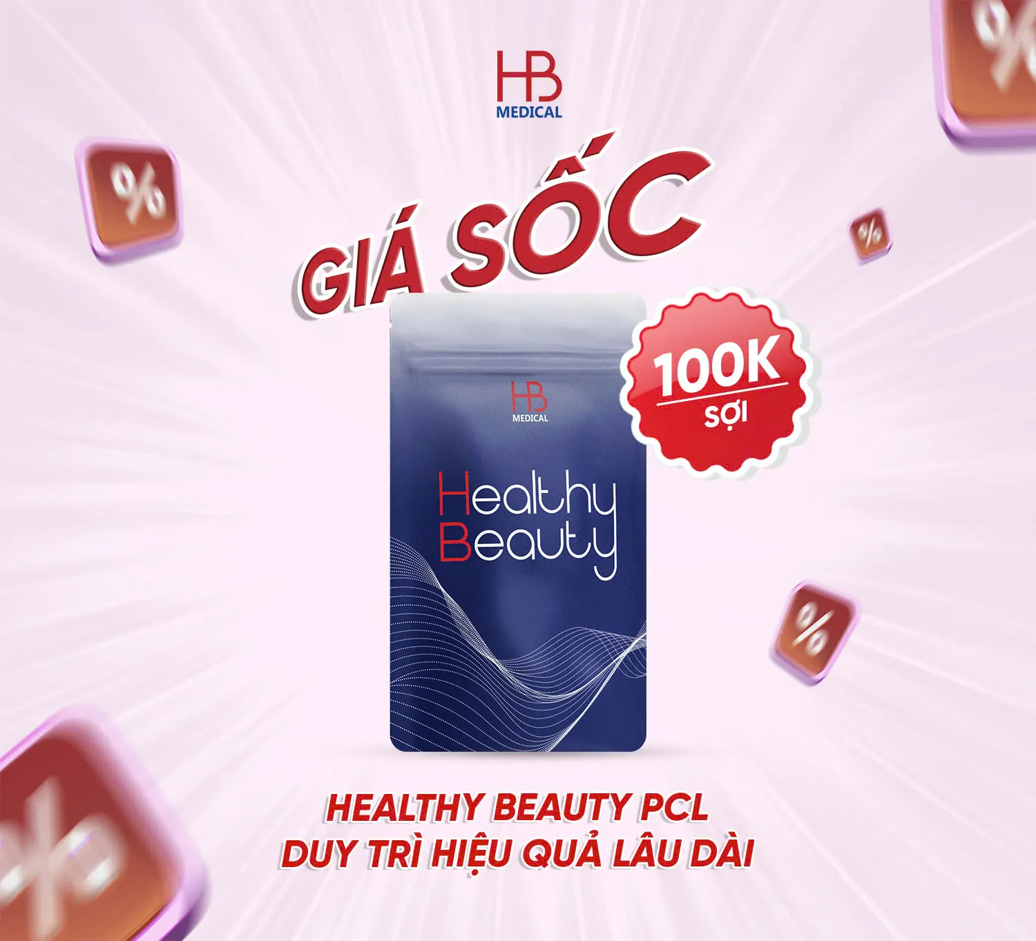 Giá Sốc 100K/Sợi-Chỉ Mũi Healthy Beauty PCL