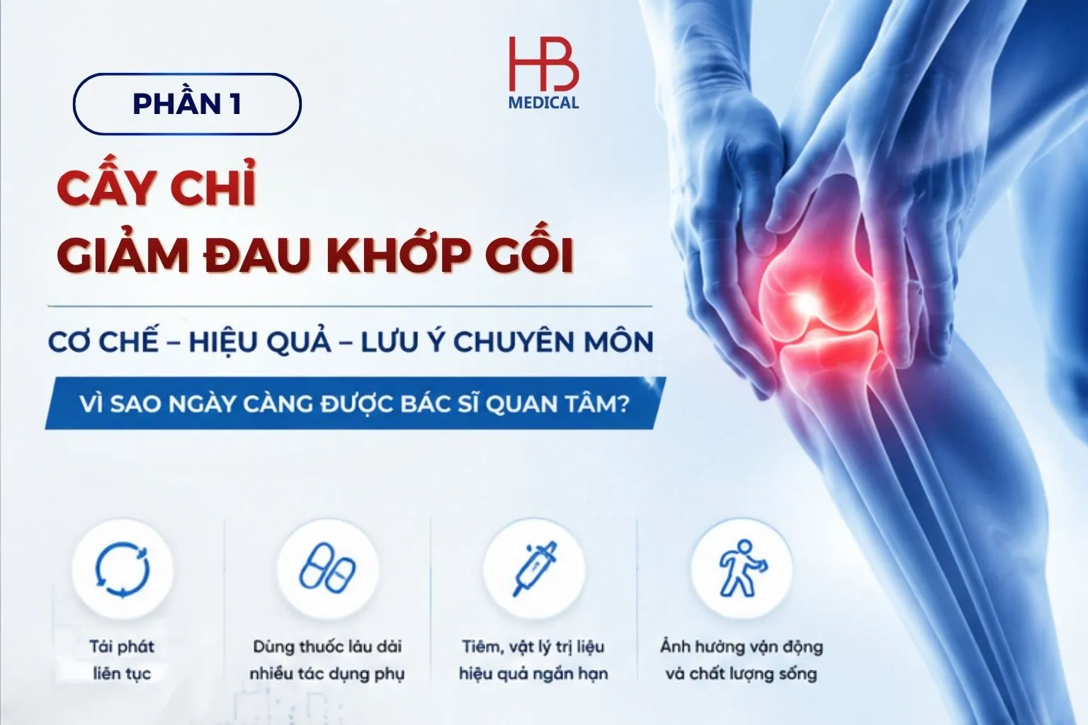 Giảm đau khớp gối: Vì sao nhiều phương pháp điều trị chưa mang lại hiệu quả lâu dài?