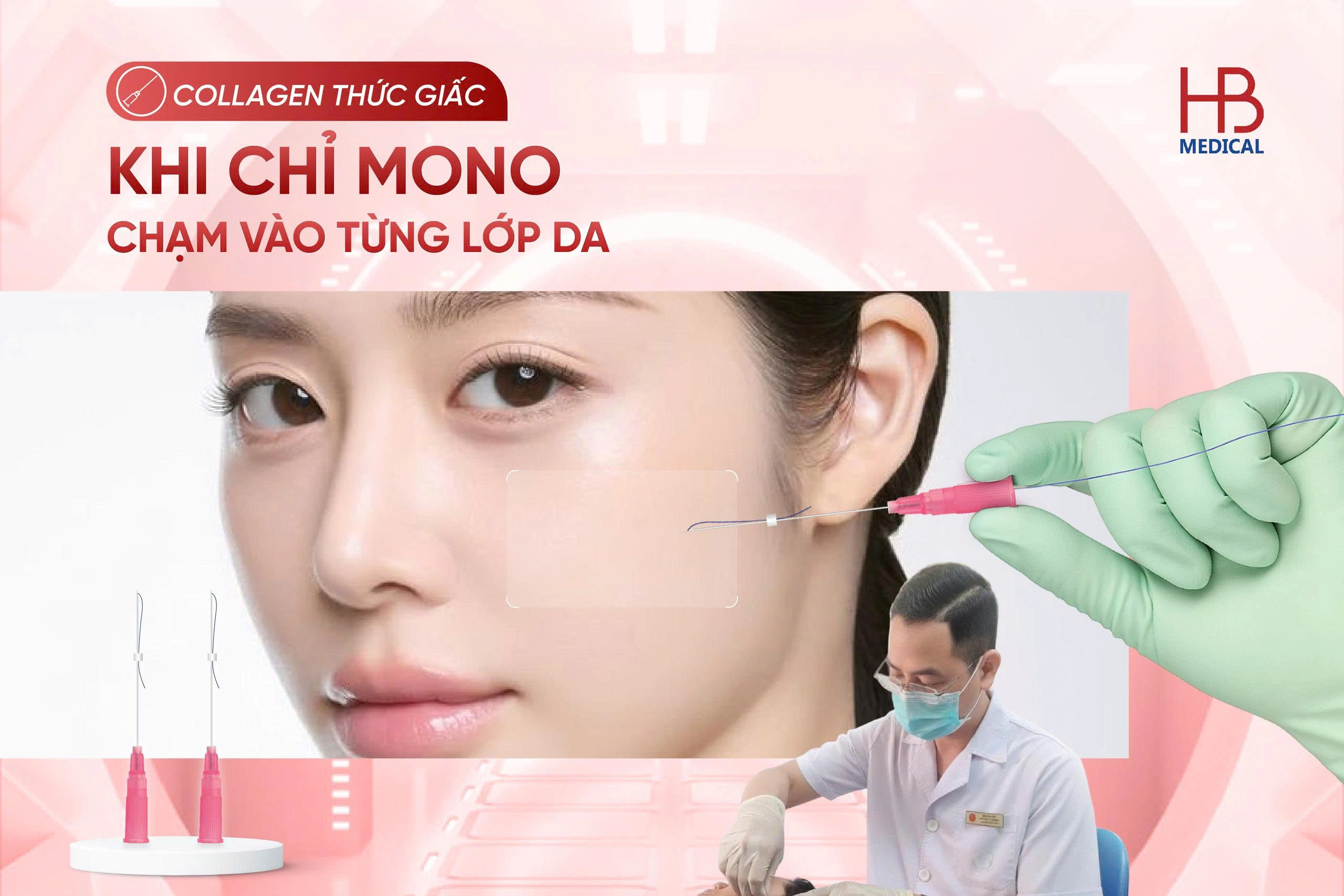 Collagen thức giấc: Khi chỉ Mono chạm vào từng lớp da