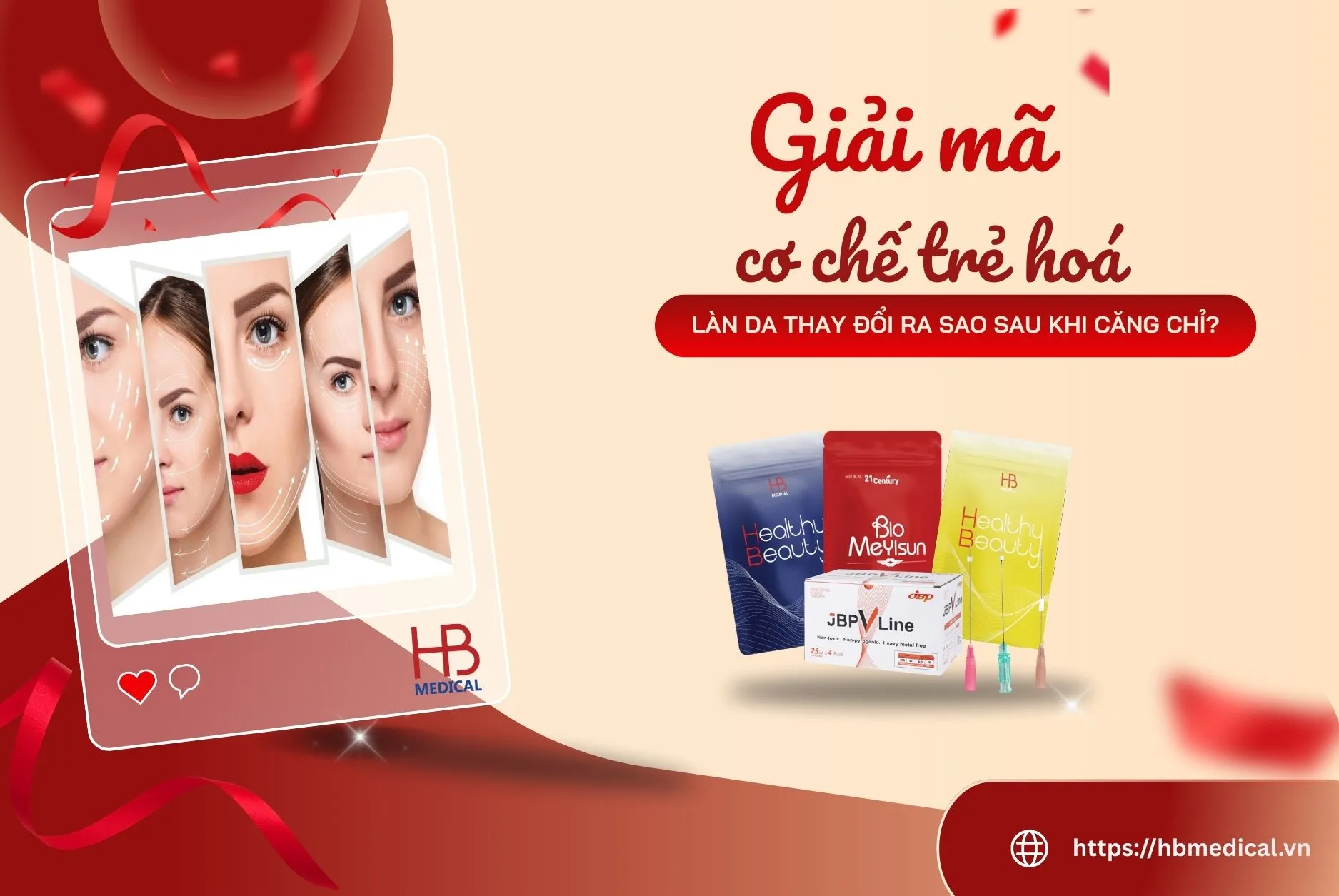 Giải mã cơ chế trẻ hoá: Làn da thay đổi ra sao sau khi căng chỉ?