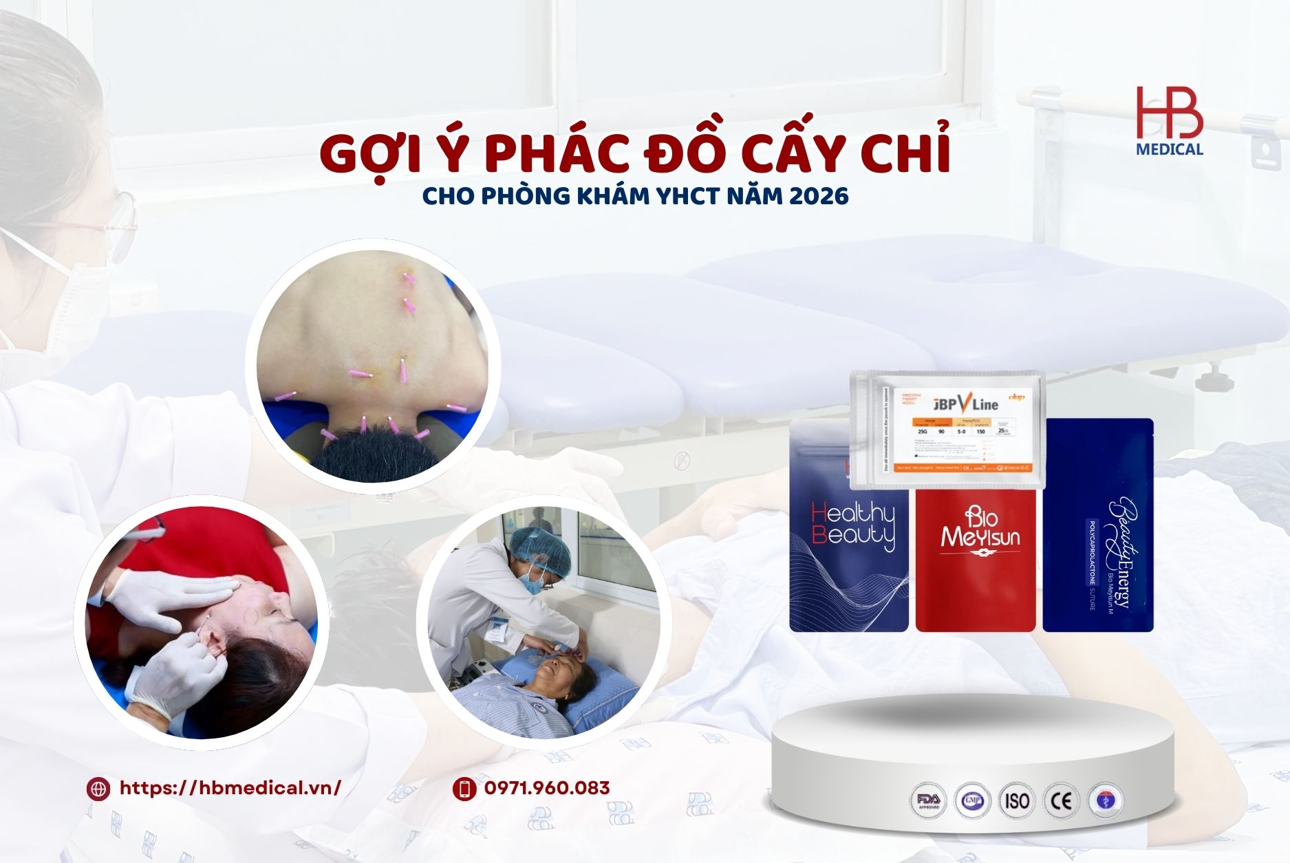 Gợi ý phác đồ cấy chỉ cho phòng khám YHCT năm 2026