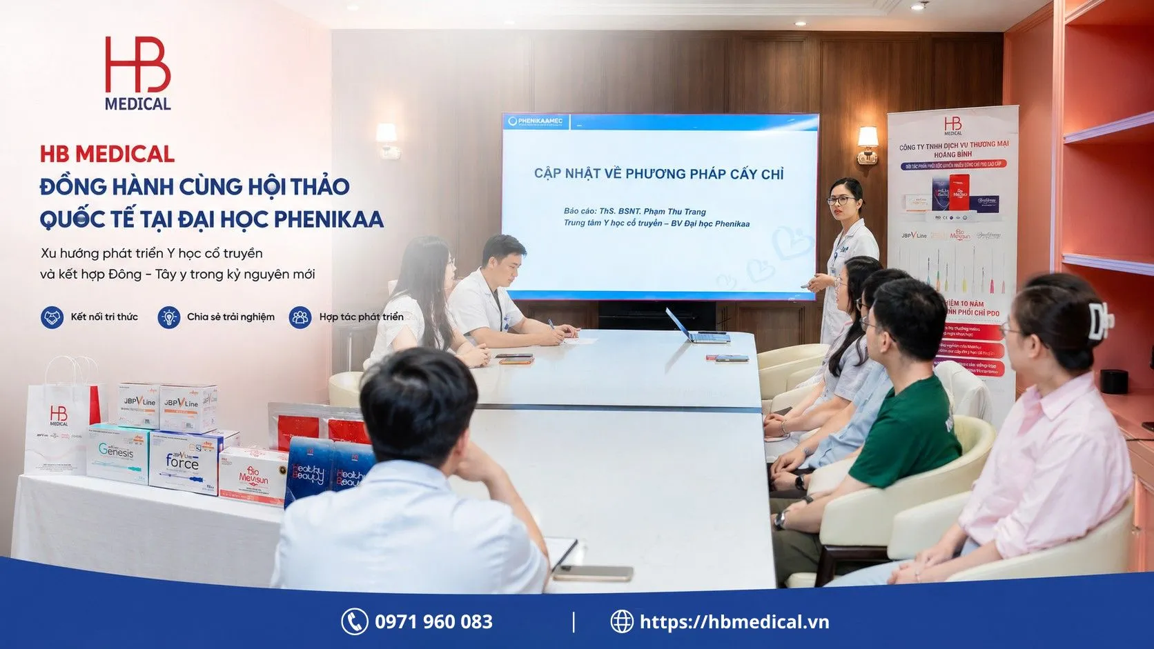 HB Medical X Trường Đại học Phenikaa tại Hội thảo Quốc tế về xu hướng phát triển Y học cổ truyền và kết hợp Đông Tây Y trong kỷ nguyên mới