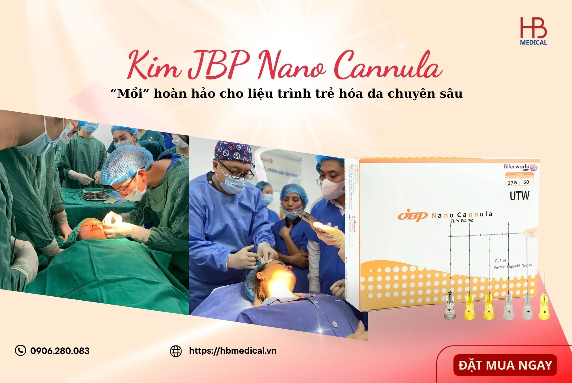 Kim JBP Nano Cannula – “Mồi” hoàn hảo cho liệu trình trẻ hóa da chuyên sâu
