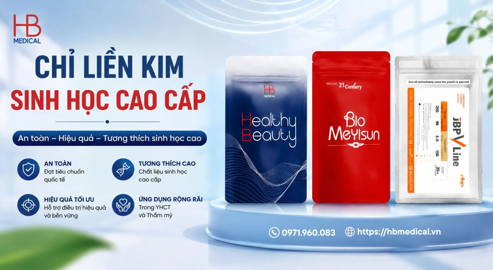 Tiêu chuẩn sản xuất chỉ liền kim sinh học cao cấp ảnh hưởng thế nào đến hiệu quả điều trị trong YHCT và thẩm mỹ?