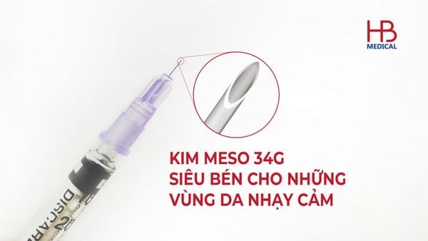 Kim meso 34G siêu bén cho những vùng da nhạy cảm