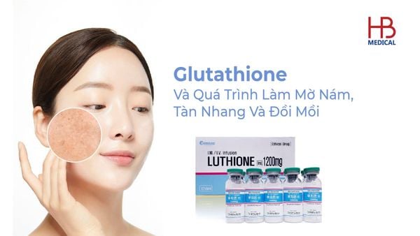Glutathione và quá trình làm mờ nám, tàn nhang và đồi mồi