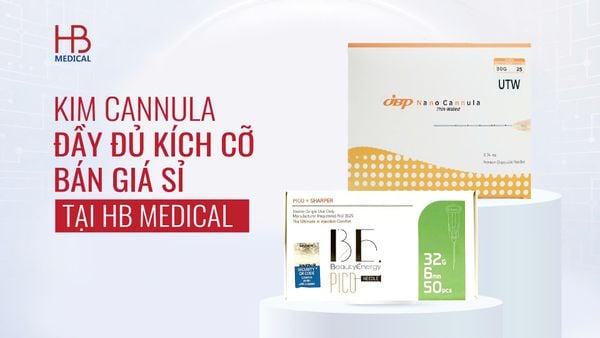 Kim cannula đầy đủ kích cỡ, bán giá sỉ tại HB Medical