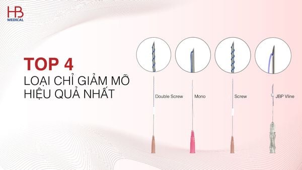 Top 4 loại chỉ giảm mỡ hiệu quả nhất