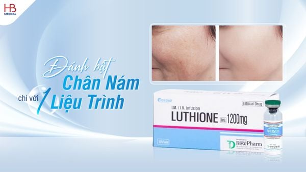 Luthione 1200mg - Đánh bật chân nám chỉ sau 1 liệu trình