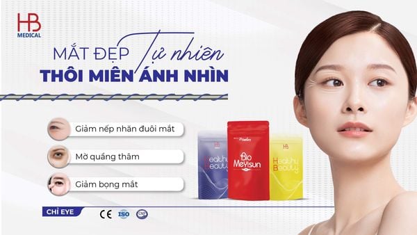 Chỉ EYE - Bí quyết xóa quầng thâm và nếp nhăn xung quanh mắt