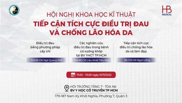 Cùng chờ đón Hội nghị KHKT “Tiếp cận tích cực điều trị đau và chống lão hóa da”