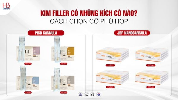 Kim Filler có những kích cỡ nào? Cách chọn cỡ phù hợp