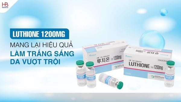 Luthione 1200mg - Giải pháp cho làn da trắng sáng như ngọc