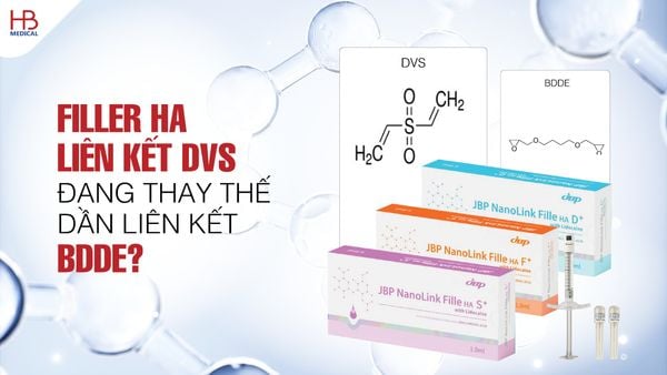Filler HA liên kết chéo DVS đang thay thế dần liên kết chéo BDDE?