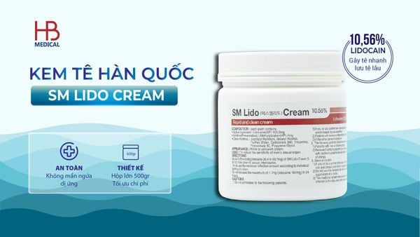 Giải mã sức hút kem ủ tê SM Lido Cream cực "hot" tại Hàn Quốc