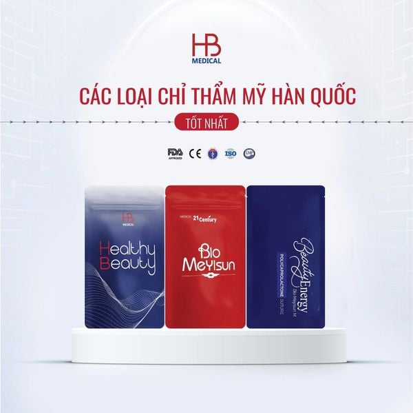 Top 4 loại chỉ thẩm mỹ Hàn Quốc tốt nhất