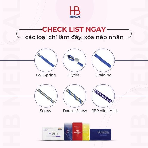 Top 6 loại chỉ căng da mặt được sử dụng nhiều nhất hiện nay