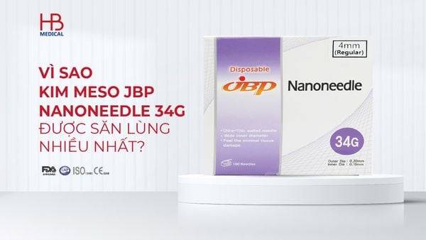 Vì sao kim meso JBP Nanoneedle 34G được săn lùng nhiều nhất?