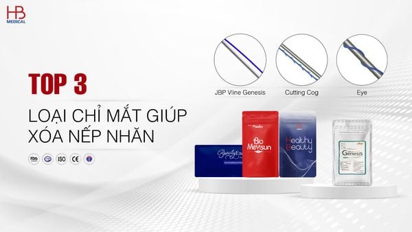 Top 3 loại chỉ mắt giúp xóa nếp nhăn sau 30 phút